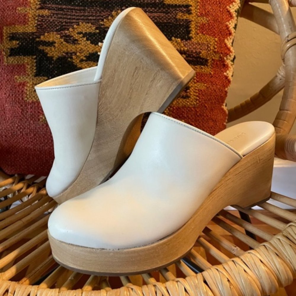 Everlane The Clog in Bone Size 8